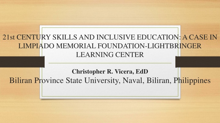 21st century skills and inclusive education
