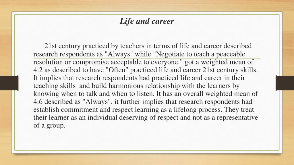 life and career