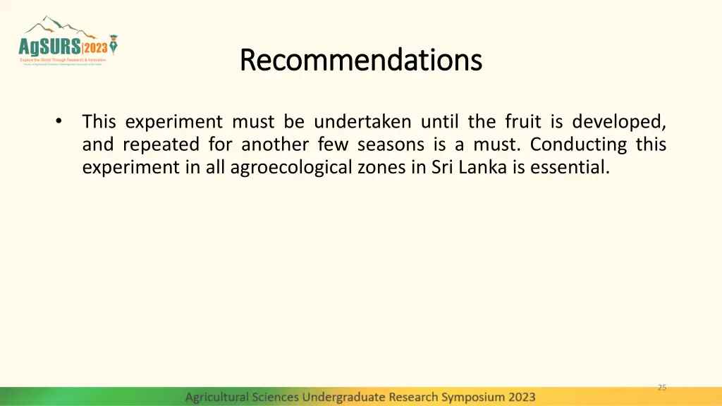 recommendations recommendations