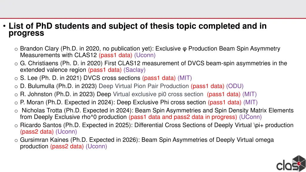 list of phd students and subject of thesis topic