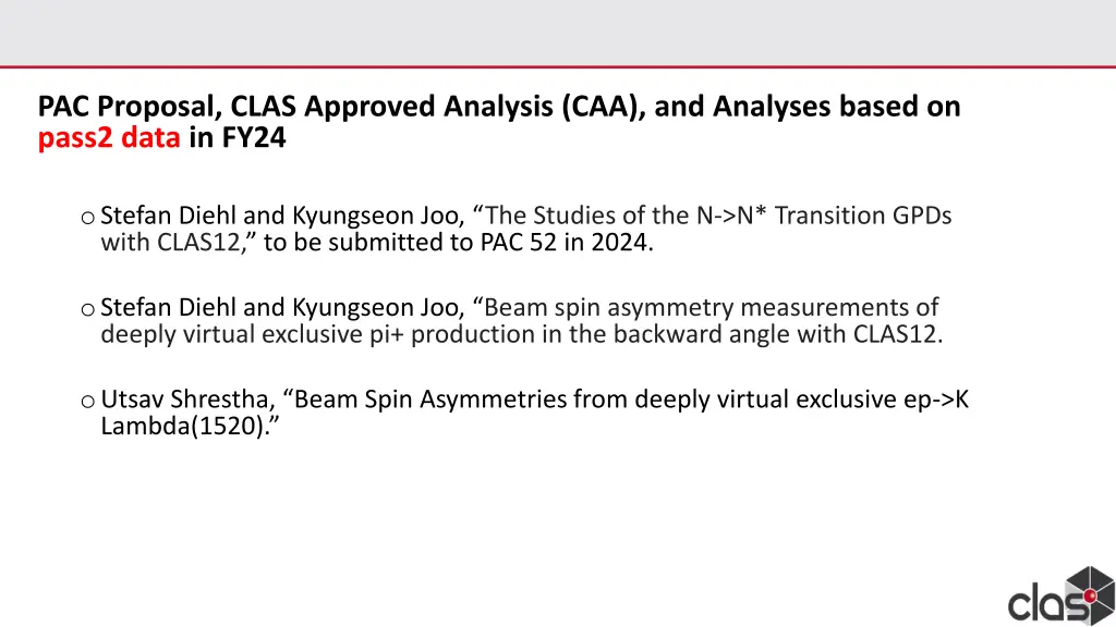 pac proposal clas approved analysis