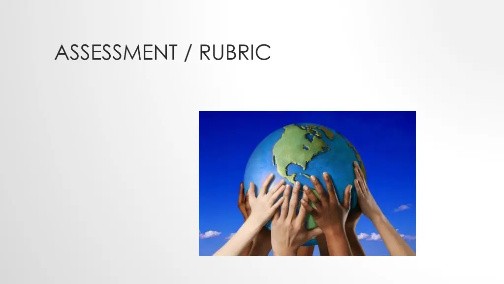 assessment rubric