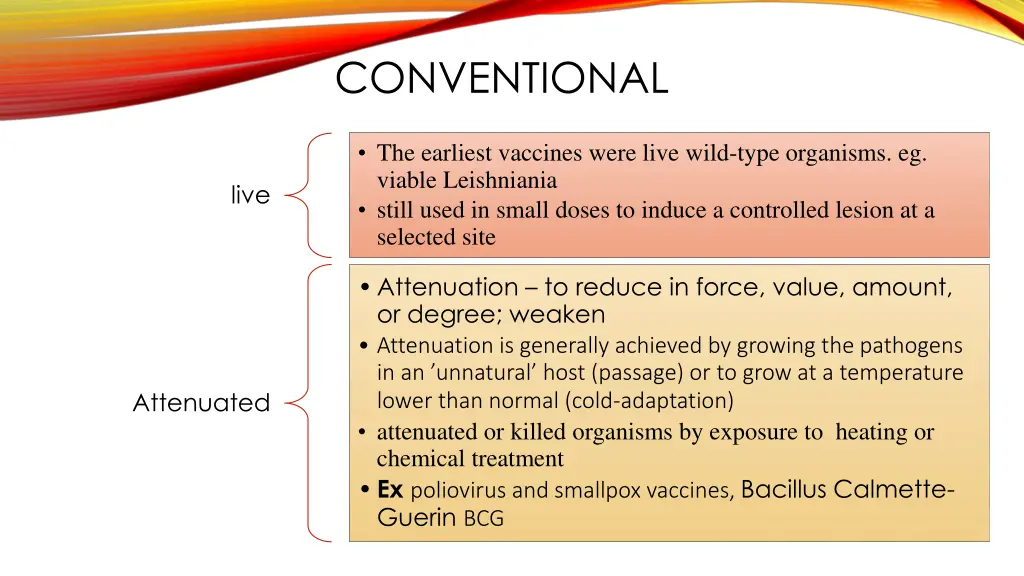 conventional 1