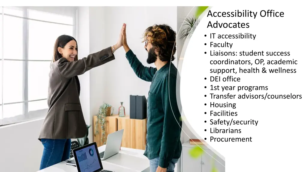 accessibility office advocates it accessibility