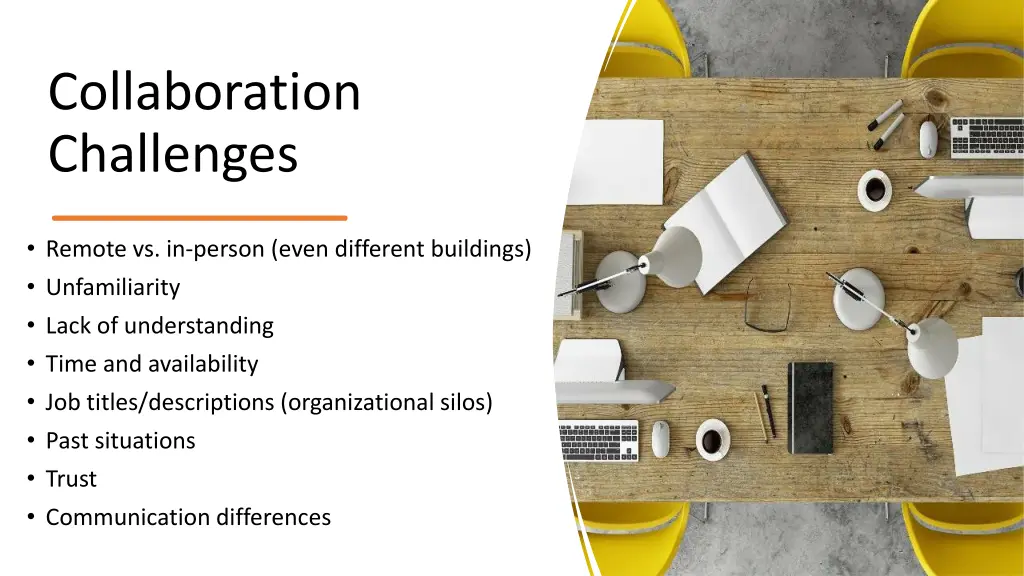 collaboration challenges