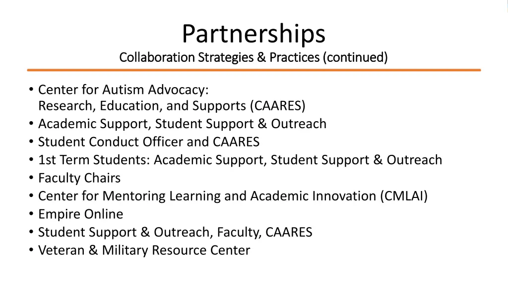 partnerships collaboration collaboration