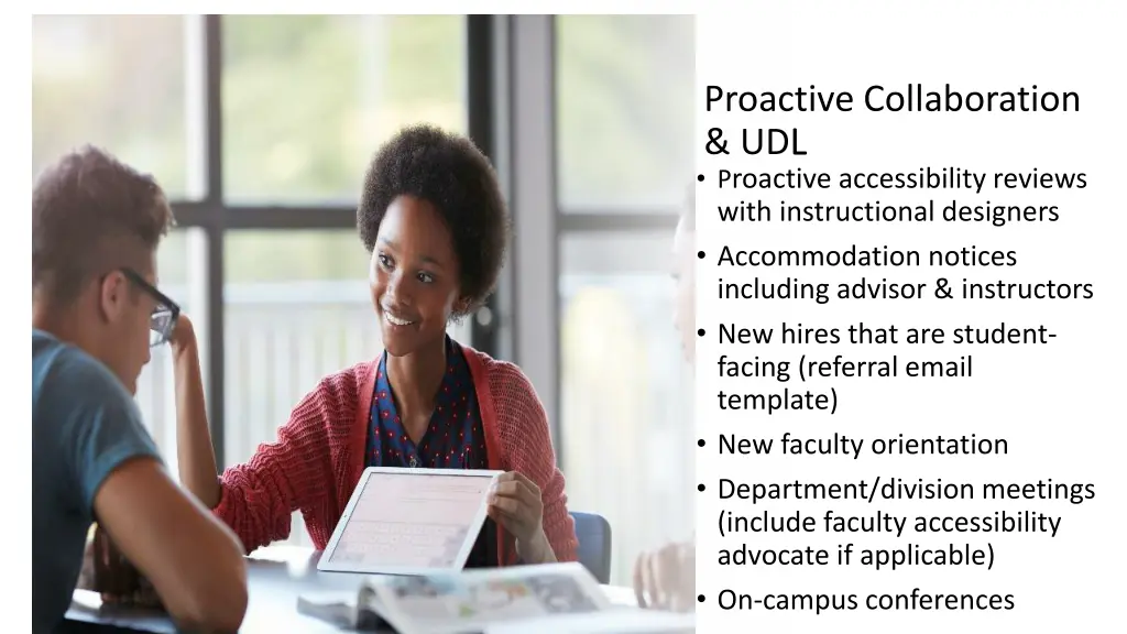proactive collaboration ud l l p roactive