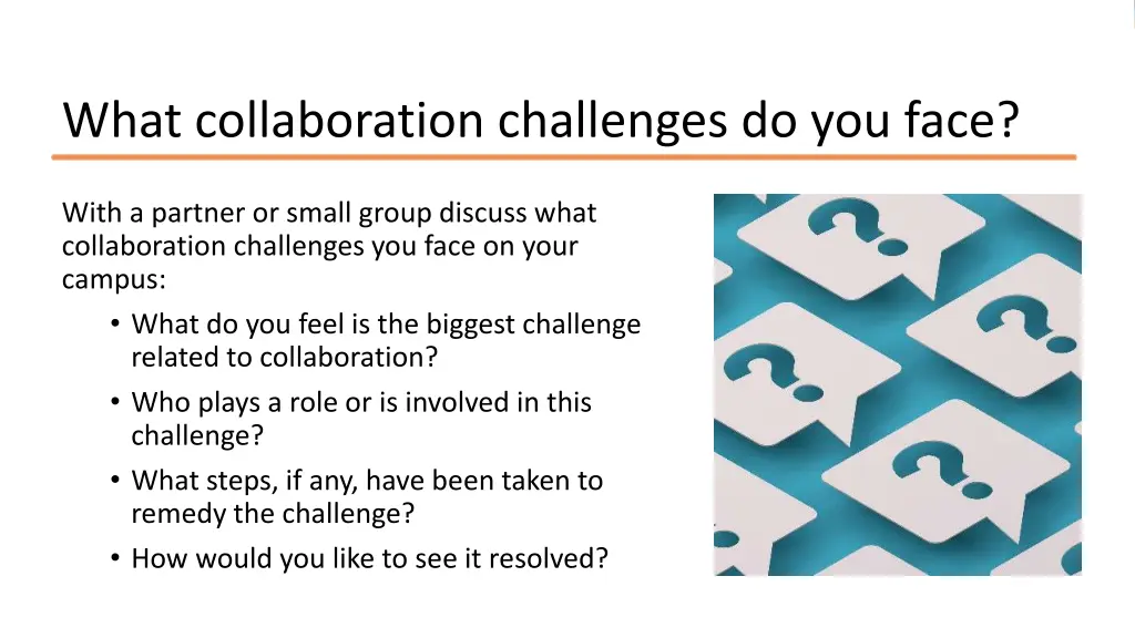 what collaboration challenges do you face