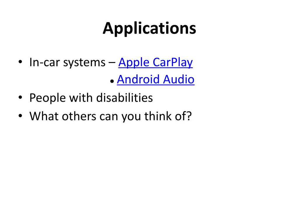 applications