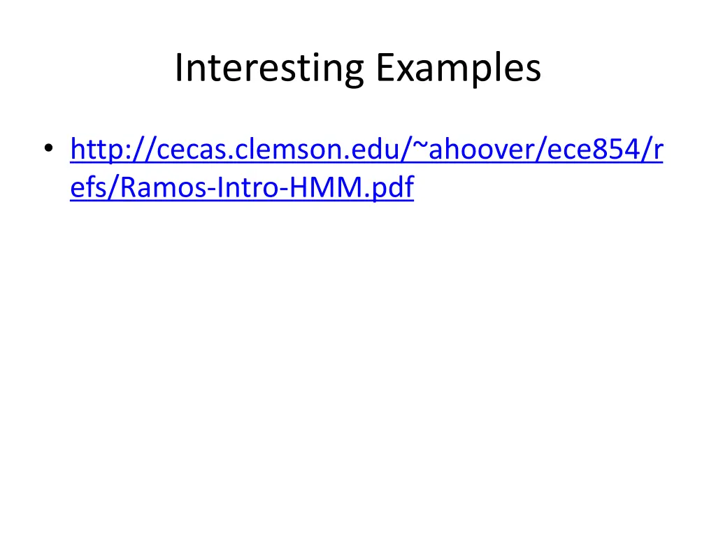 interesting examples