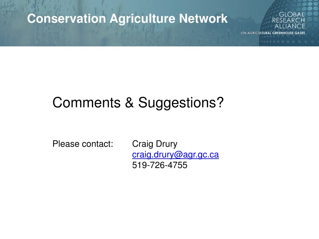 conservation agriculture network