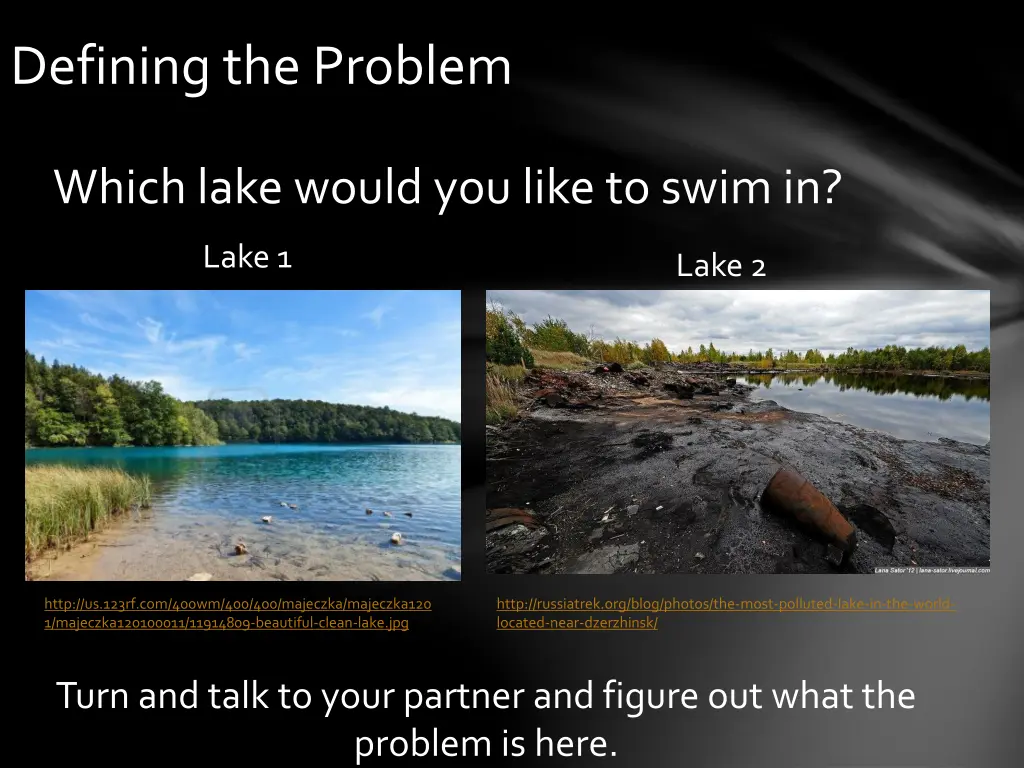 defining the problem
