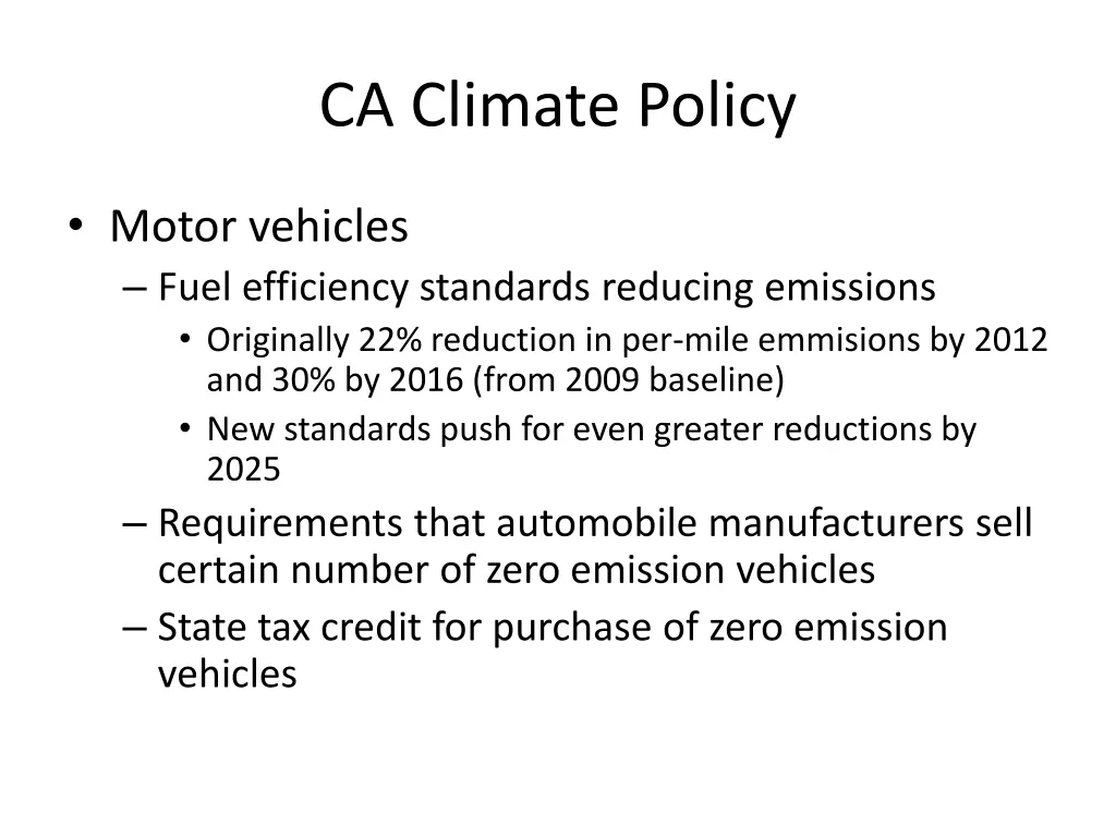 ca climate policy 2