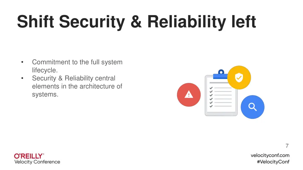 shift security reliability left