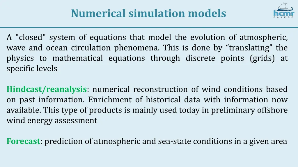 numerical simulation models
