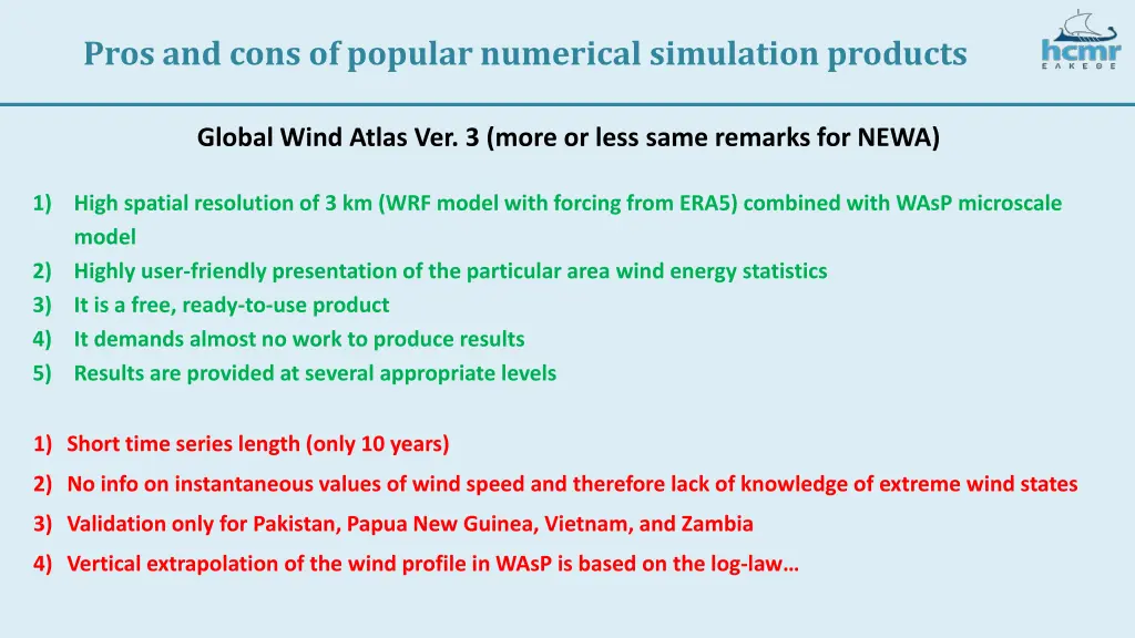pros and cons of popular numerical simulation