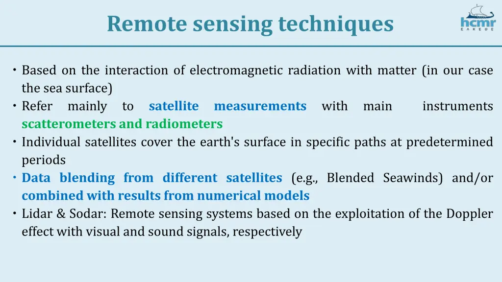 remote sensing techniques