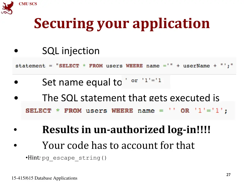 cmu scs 26