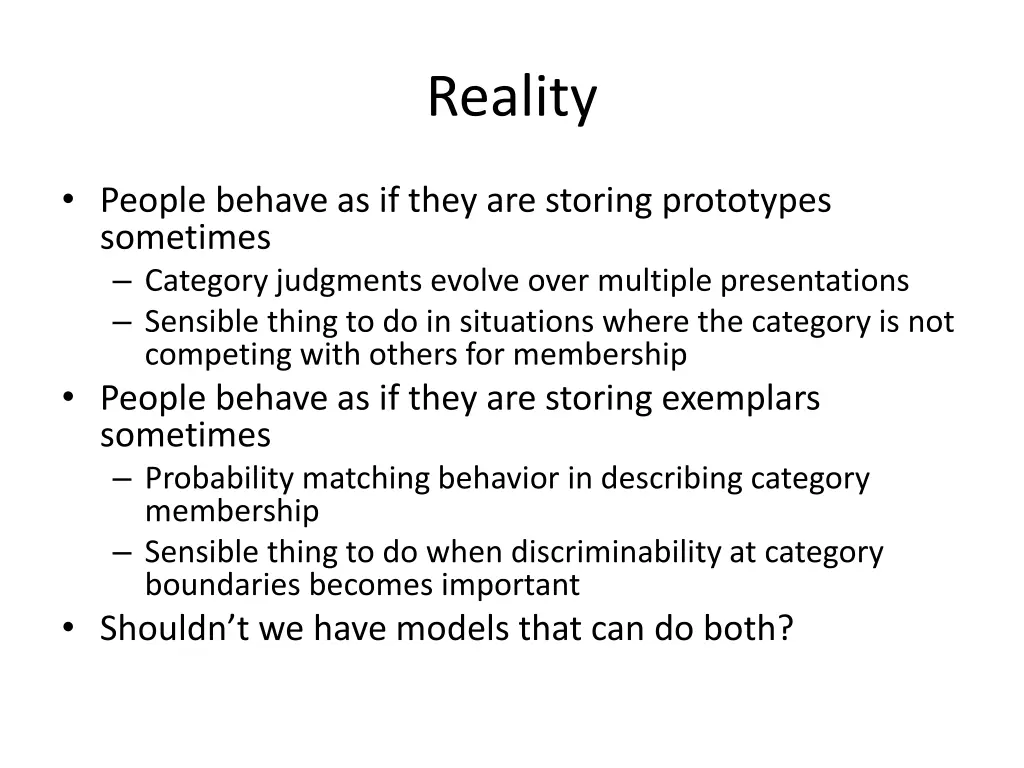 reality