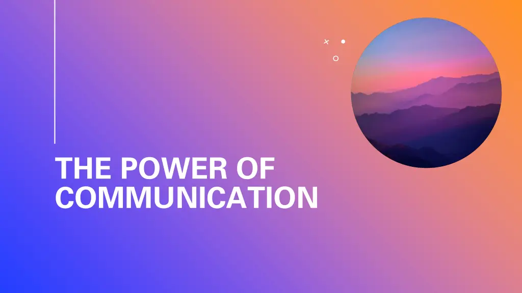 the power of communication