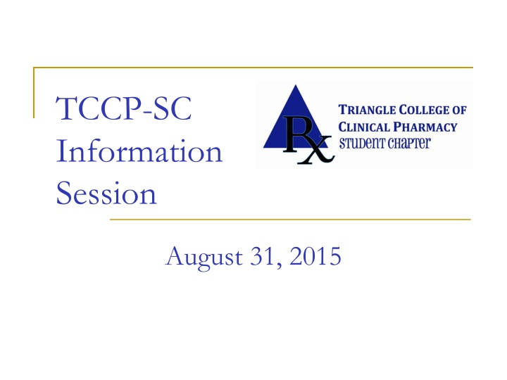 tccp sc information session