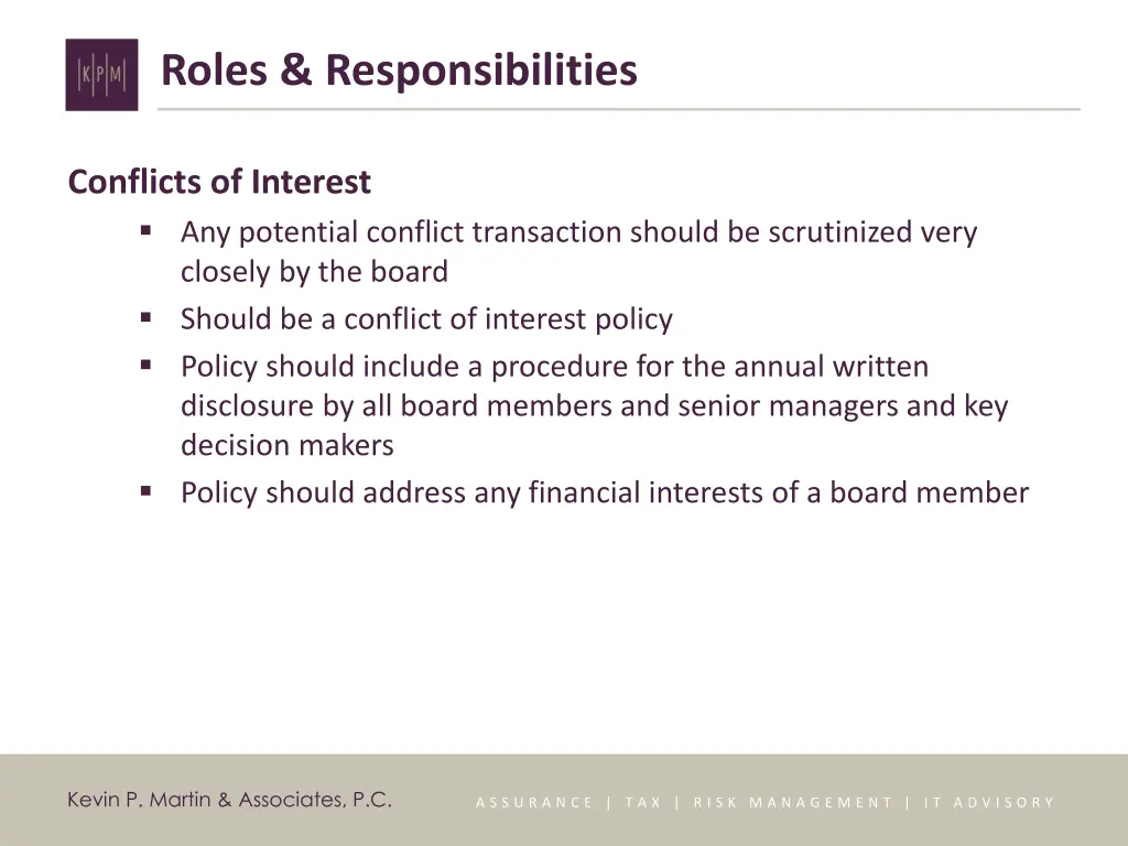 roles responsibilities 7