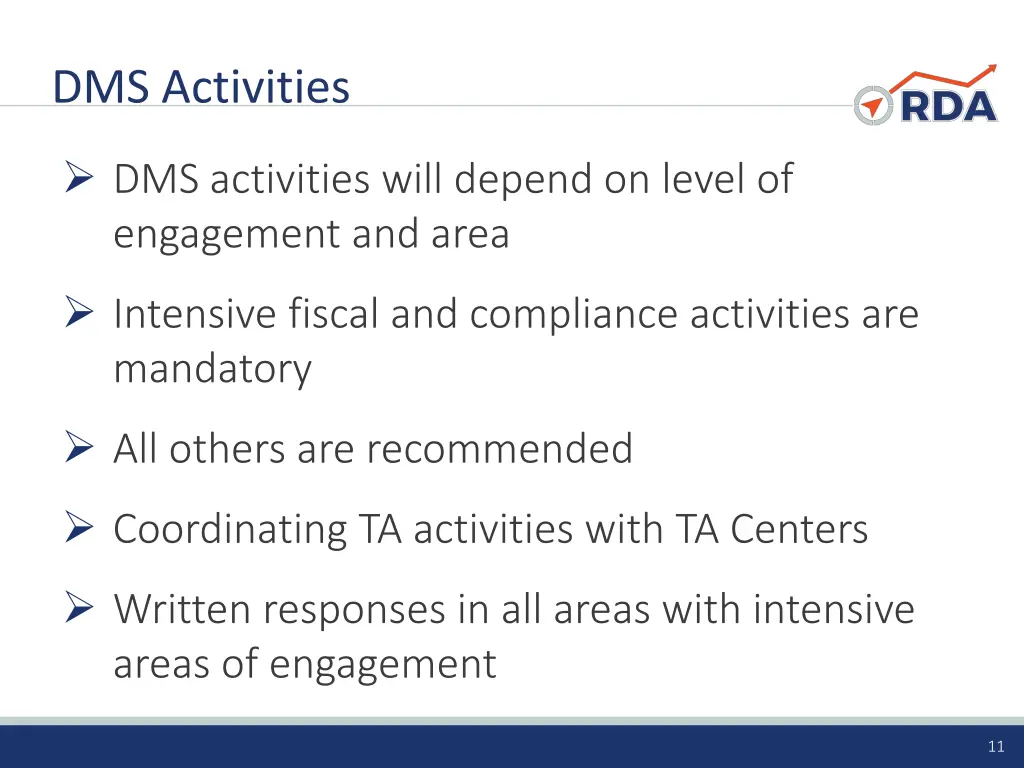 dms activities