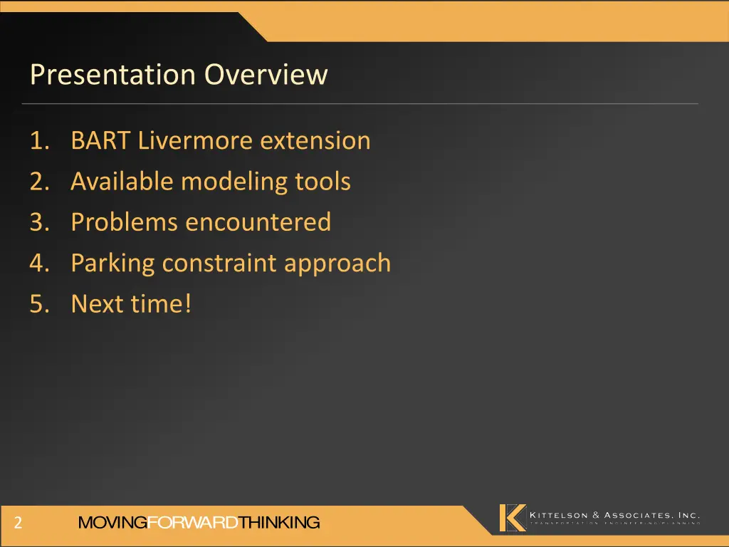 presentation overview