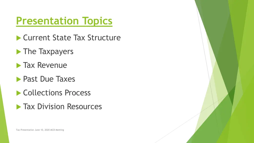 presentation topics