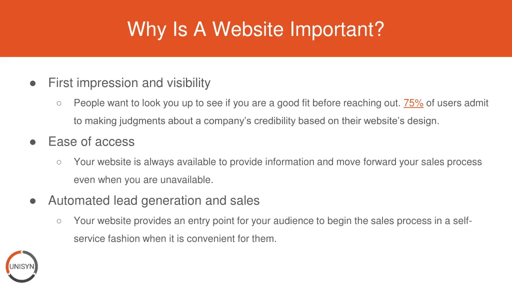 why is a website important
