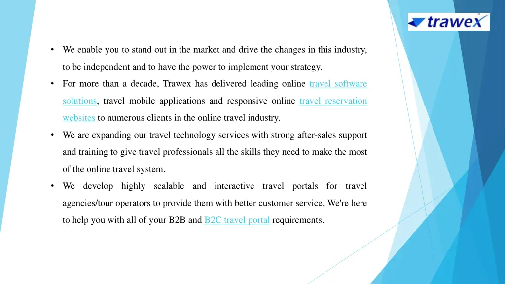 we enable you to stand out in the market