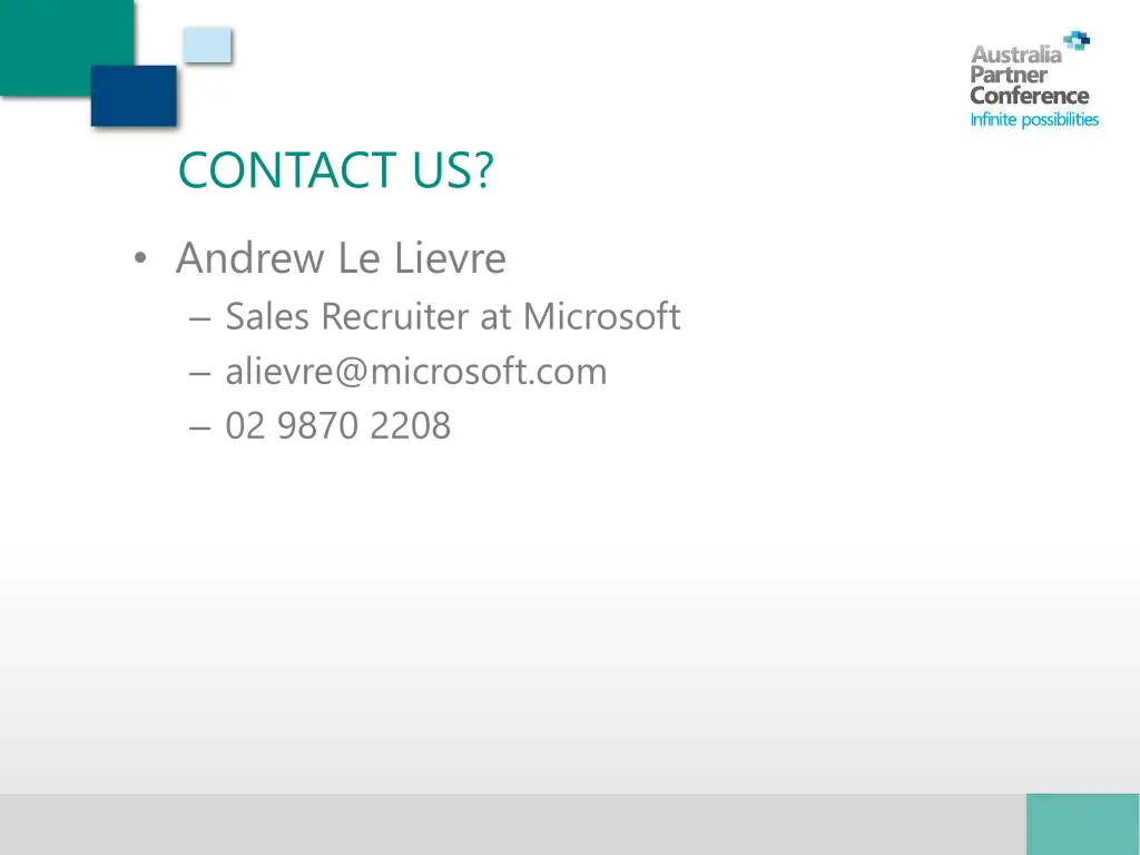 contact us