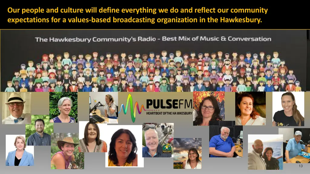 our people and culture will define everything