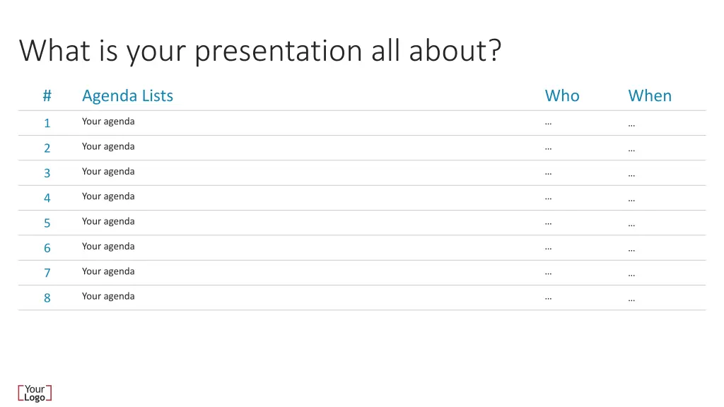 what is your presentation all about