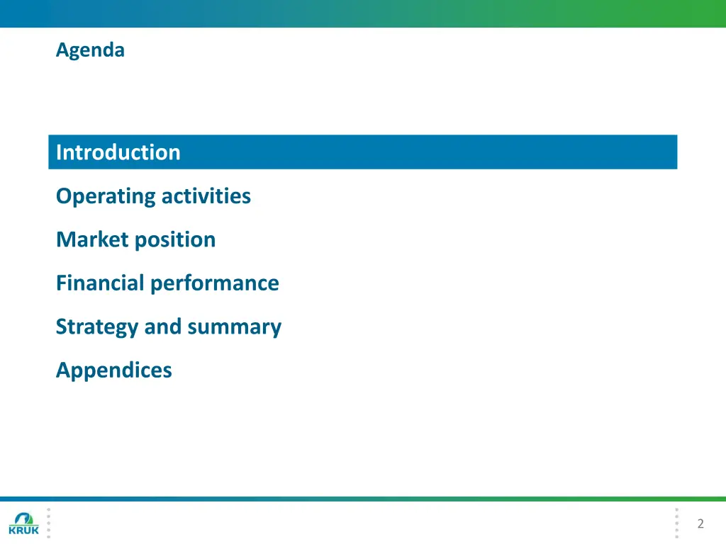 agenda
