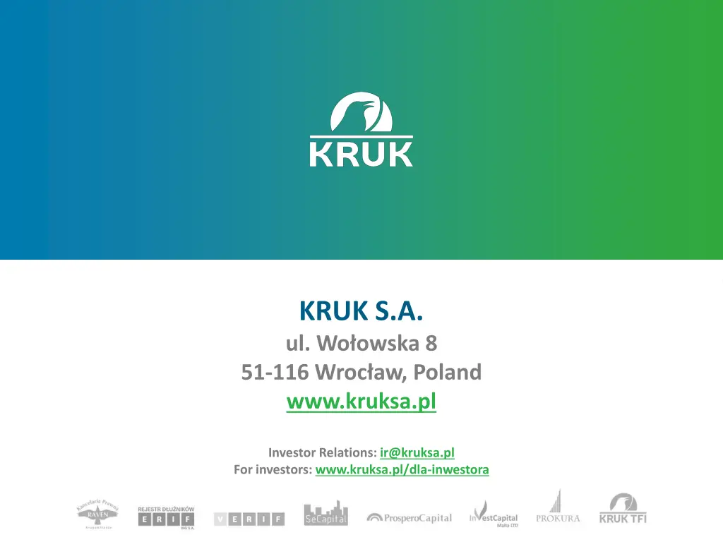 kruk s a ul wo owska 8 51 116 wroc aw poland