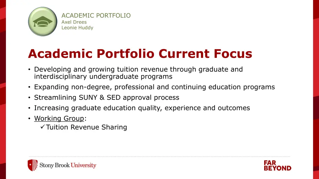 academic portfolio