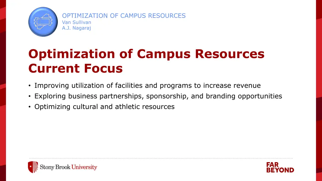 optimization of campus resources