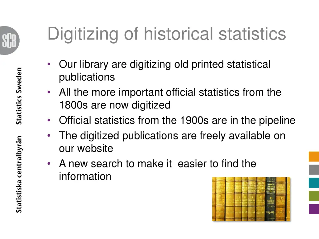 digitizing of historical statistics