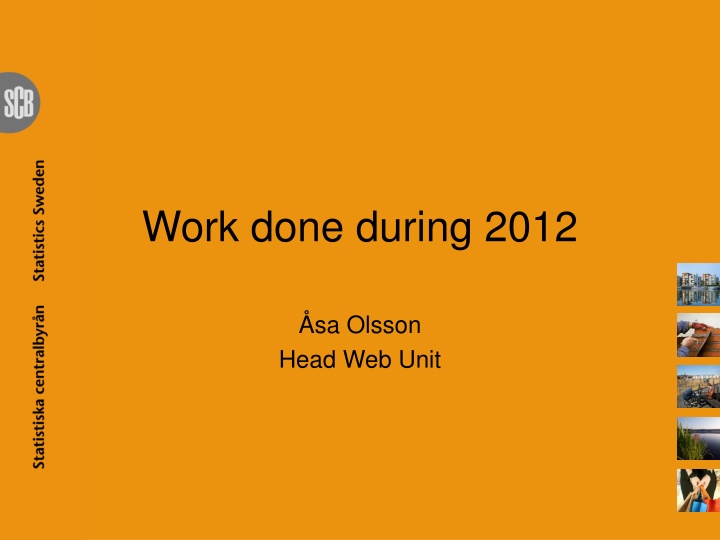 work done during 2012