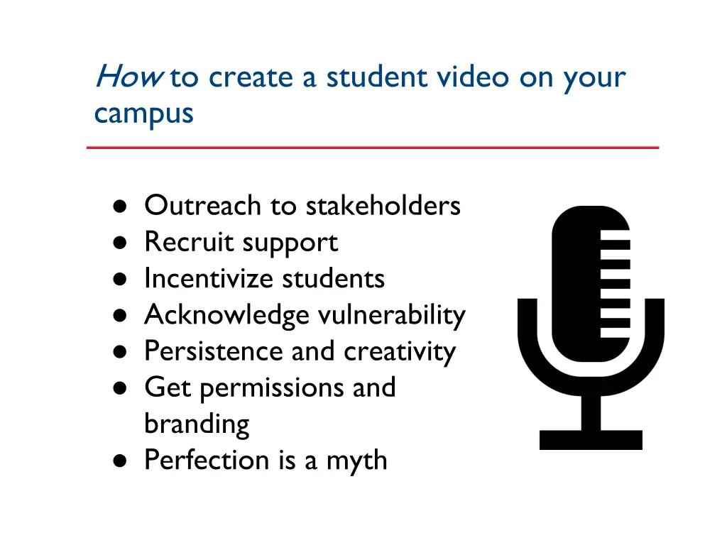 how to create a student video on your campus