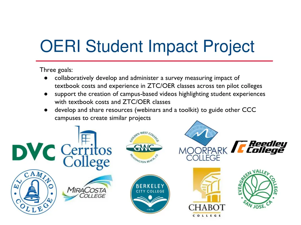 oeri student impact project