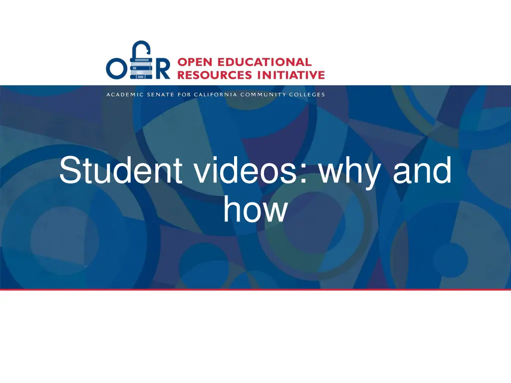 student videos why and how