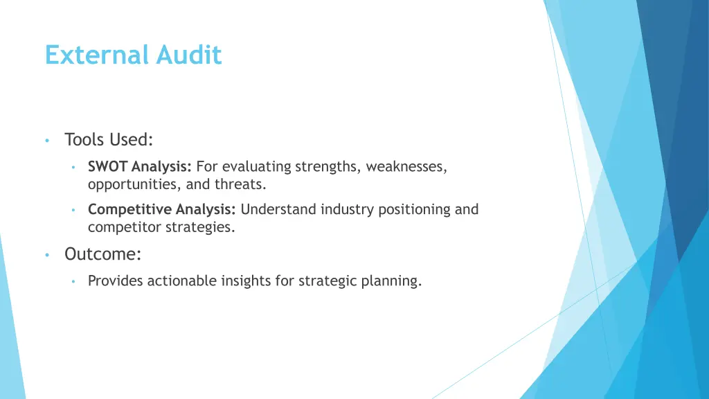 external audit