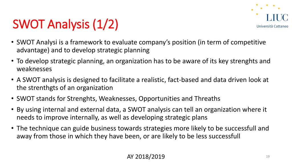 swot analysis 1 2 swot analysis 1 2