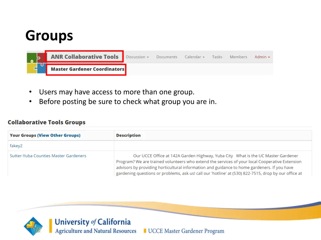 groups