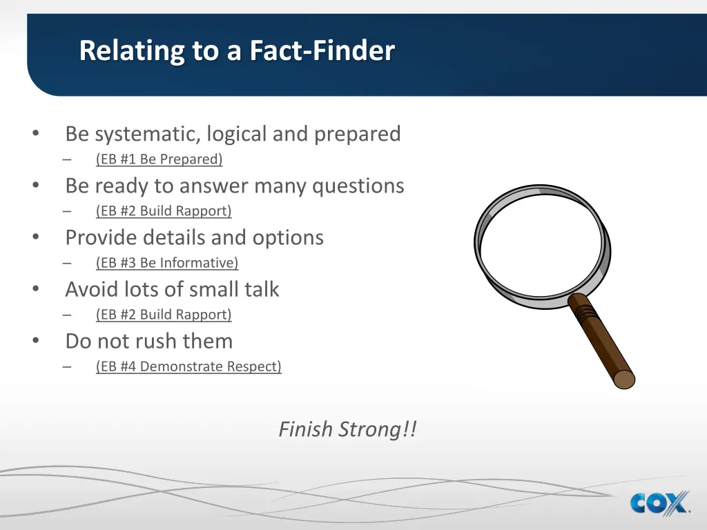relating to a fact finder