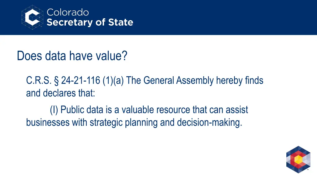 does data have value