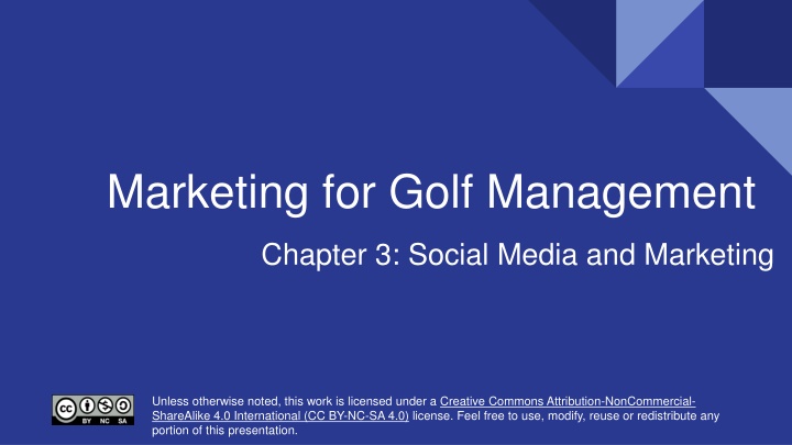 marketing for golf management