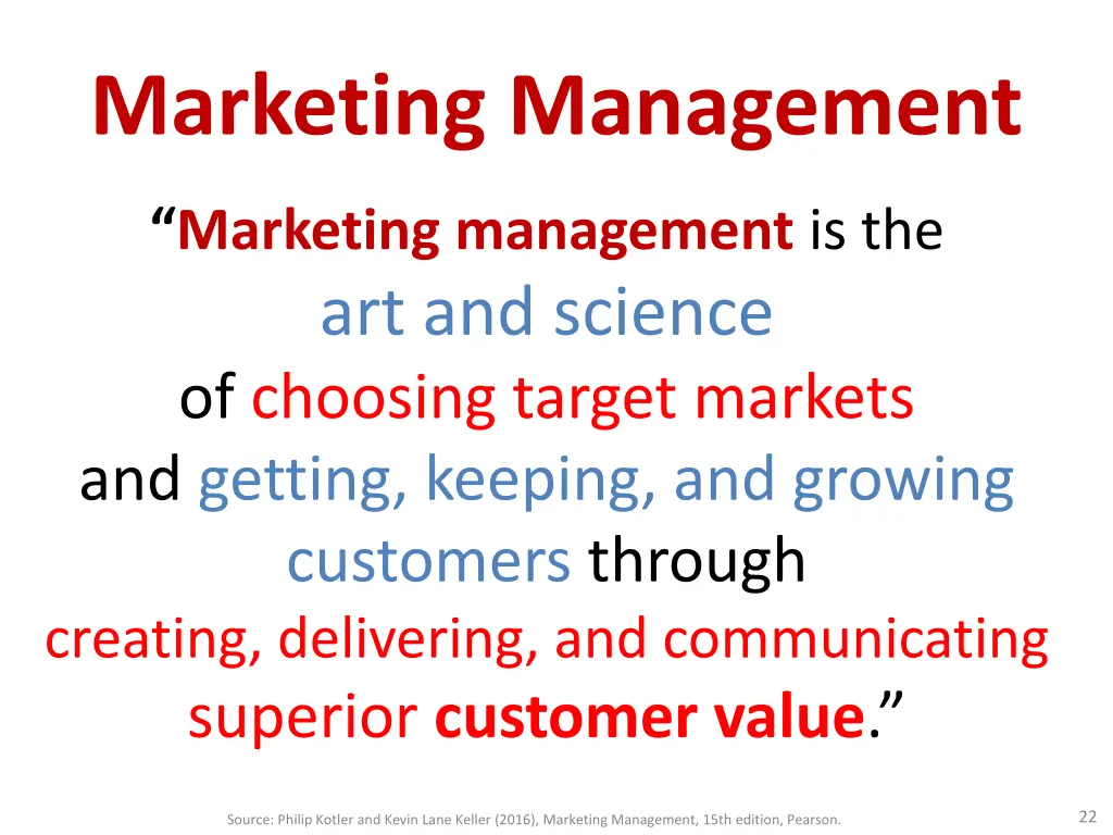 marketing management 1